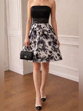 Y2K Strapless Cocktail dress